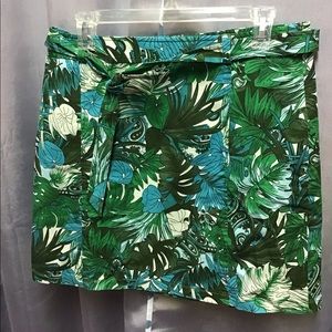 Ann Taylor palm print skirt